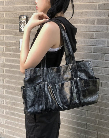 Mag Square Big Shoulder Bag